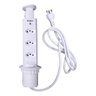 Torre de Tomadas Multiplug 3 Tomadas Branco Renna - 2