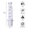 Torre de Tomadas Multiplug 3 Tomadas Branco Renna - 4