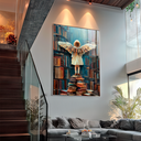 Ver imagem 2 de Quadro Decorativo Menina com Asas de Livro