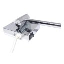 Ver imagem 4 de Espelho de Aumento Quadrado de Parede com Luz - Cromado - E6505 - Italy Line