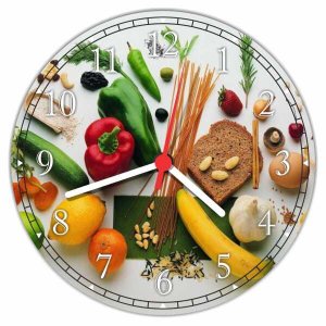 Relógio De Parede Nutricionista Nutrição Quartz Silencioso Decorações