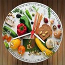 Ver imagem 3 de Relógio De Parede Nutricionista Nutrição Quartz Silencioso Decorações