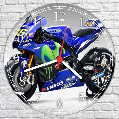 Relógio De Parede Motos Motocicletas GP Corrida Quartz Silencioso Decorações