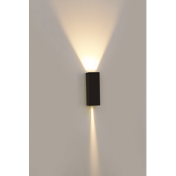 Arandela LED Nordecor Tynn 2293 - Preta | 2*2,5W / IP65 / 3000K / 150lm - 2