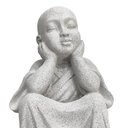 Ver imagem 2 de Escultura de Buda Decorativa em Poliresina 34x24cm