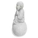 Ver imagem 4 de Escultura de Buda Decorativa em Poliresina 34x24cm