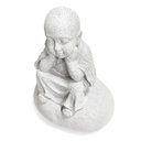 Ver imagem 6 de Escultura de Buda Decorativa em Poliresina 34x24cm