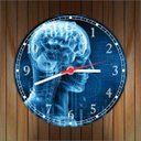 Ver imagem 4 de Relógio De Parede Medicina Médicos Psicologia Cérebro Consultórios Quartz Silencioso Decorações