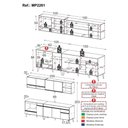 Ver imagem 4 de Armário de Cozinha Modulada Veneza Multimóveis Mp2261