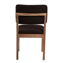 Ver imagem 6 de Kit 2 Cadeiras Decorativa Sala de Jantar Luxo Julia Facto Marrom - Mozzelar