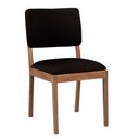 Ver imagem 2 de Kit 2 Cadeiras Decorativa Sala de Jantar Luxo Julia Facto Marrom - Mozzelar