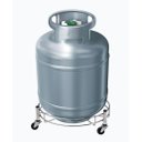 Ver imagem 4 de SUPORTE BOTIJÃO MULTIUSO CROMADO DULER