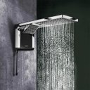 Ver imagem 4 de Chuveiro Lorenzetti Acqua Duo Flex Ultra Eletrônico Preto/Cromado 127V