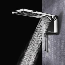 Chuveiro Lorenzetti Acqua Duo Ultra 220V/6800W Preto/Cromado - 5