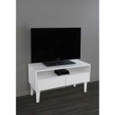 Ver imagem 5 de Rack para Tv Bancada com Nicho e Gaveta Branco Laca