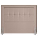 Ver imagem 4 de Cabeceira Cama Box Queen 160 Cm P05 Atenas Linho Bege Areia - Lyam Decor