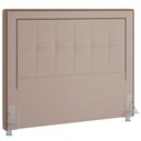Ver imagem 2 de Cabeceira Cama Box Queen 160 cm P05 Atenas Linho Bege Escuro - Lyam Decor