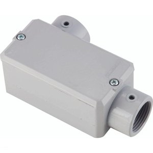 Condulete Fixo 3/4" Tipo "ll" - com Tampa / Rosca Bsp / com Pintura Eletrostática a Pó Tramontina