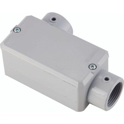 Condulete Fixo 3/4" Tipo "ll" - com Tampa / Rosca Bsp / com Pintura Eletrostática a Pó Tramontina