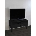 Ver imagem 5 de Rack para Tv Bancada com Nicho e Gaveta Preto Laca