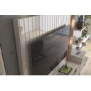 Ver imagem 4 de Home Belfast Frisado Painel P/ Tvs até 55'' C/ 4 Portas e Prateleiras P/ Decoração - Off White
