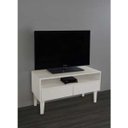 Ver imagem 5 de Rack para Tv Bancada com Nicho e Gaveta Off White Laca