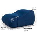 Ver imagem 3 de Puff Senso Poltrona Grande Ergonômico Luxo Malha Fria Poliamida Pérolas Eps 3mm Good Pufes