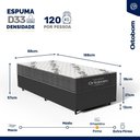 Ver imagem 4 de Cama Box com Colchão de Espuma D33 Ortobom Airtech 100 Solteiro 88cm