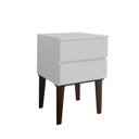 Ver imagem 6 de Mesa de Cabeceira Penteadeira Mesa Lateral de Apoio Off White Laca