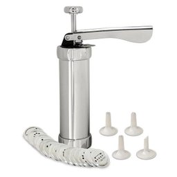 Maquina Manual para Biscoito Brinox Verona 4 Bicos 20 Moldes Inox - 1