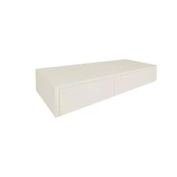 Aparador Penteadeira Console Suspenso Off White Laca - 6