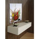 Ver imagem 4 de Aparador Penteadeira Console Suspenso Off White Laca
