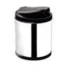 Lixeira para Pia Inox Tampa Clicar 2,5 Lt - Viel - 1