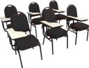 Ver imagem 1 de Kit com 6 Cadeiras para Auditórios Linha Hotel Preto