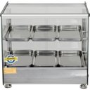 Ver imagem 3 de Estufa para Salgados 6 Bandejas Dupla Marchesoni Linha Ônix Inox 220v - Ef.8.262