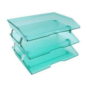 Caixa para correspondencia Acrimet 255 tripla faciliti lateral - Verde Clear