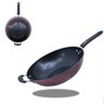 Panela Tacho Wok Frigideira Antiaderente Granchef Vermelha - 1