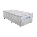 Ver imagem 1 de Cama Box Solteiro: Colchão Molas Ensacadas Orthoflex Starflex Dream+base White(88x188)