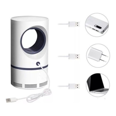 Armadilha Mosquito Pernilongo Inseto C Cooler Led Usb