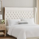 Ver imagem 2 de Cabeceira Casal 140 Cm Savana Corano Marrom/linho Cru- Nexta Casa