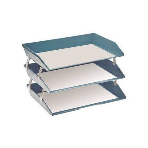 Caixa para correspondencia Acrimet 255 tripla faciliti lateral - Azul