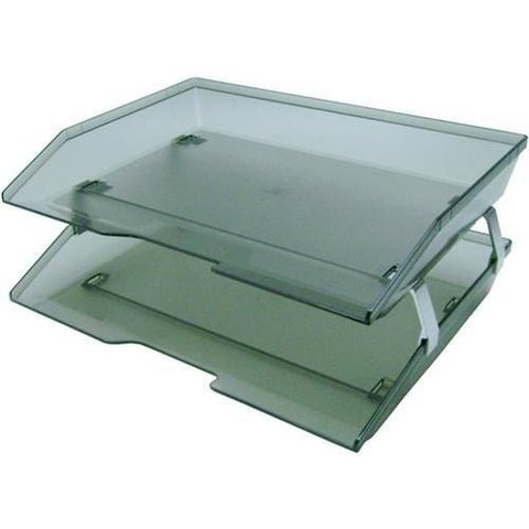 Caixa para correspondencia Acrimet 253 dupla facility lateral - Rosa Clear