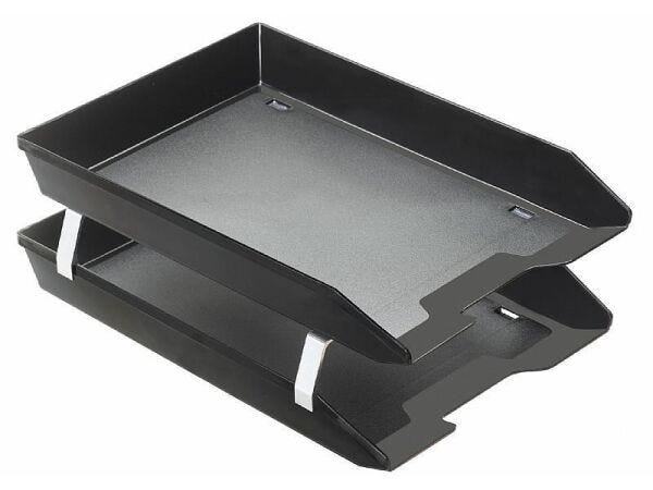 Caixa para correspondencia Acrimet 263 facility dupla frontal - Vermelho Clear