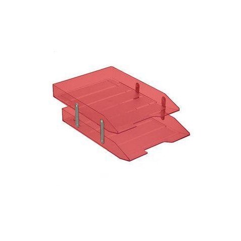 Caixa para correspondencia Acrimet 243 dupla articulada - Vermelho Clear