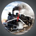 Ver imagem 1 de Relógio De Parede Trem Locomotiva Quartz Silencioso Decorações