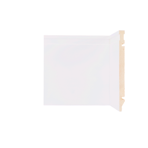 Rodape Poliestireno 20cm Branco Frisado 2,40 Metros 5186