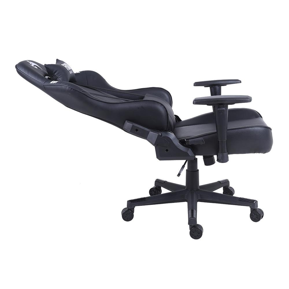 Cadeira Gamer Fox Racer Pro Com Almofadas Reclinável Descanso de Braço Ajustável Preto - 4