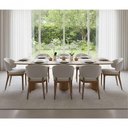 Ver imagem 2 de Mesa de Jantar Orgânica Tivoli 320cm X 110cm 10 Lugares Lamina Cinamomo Damasco