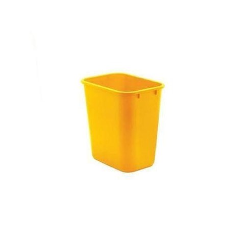Cesto Acrimet para Escritório 573 6 retangular 24 litros amarelo