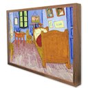Ver imagem 3 de Quadro Decorativo Caixa Quarto em Artes - Van Gogh Tacolado Moldura Caixa 3cm Preta com Vidro 40 X 6